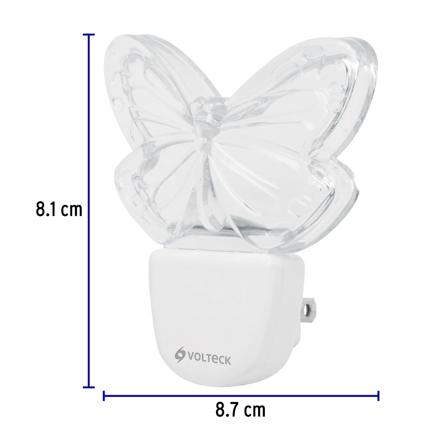 Luz de noche de LED, mariposa