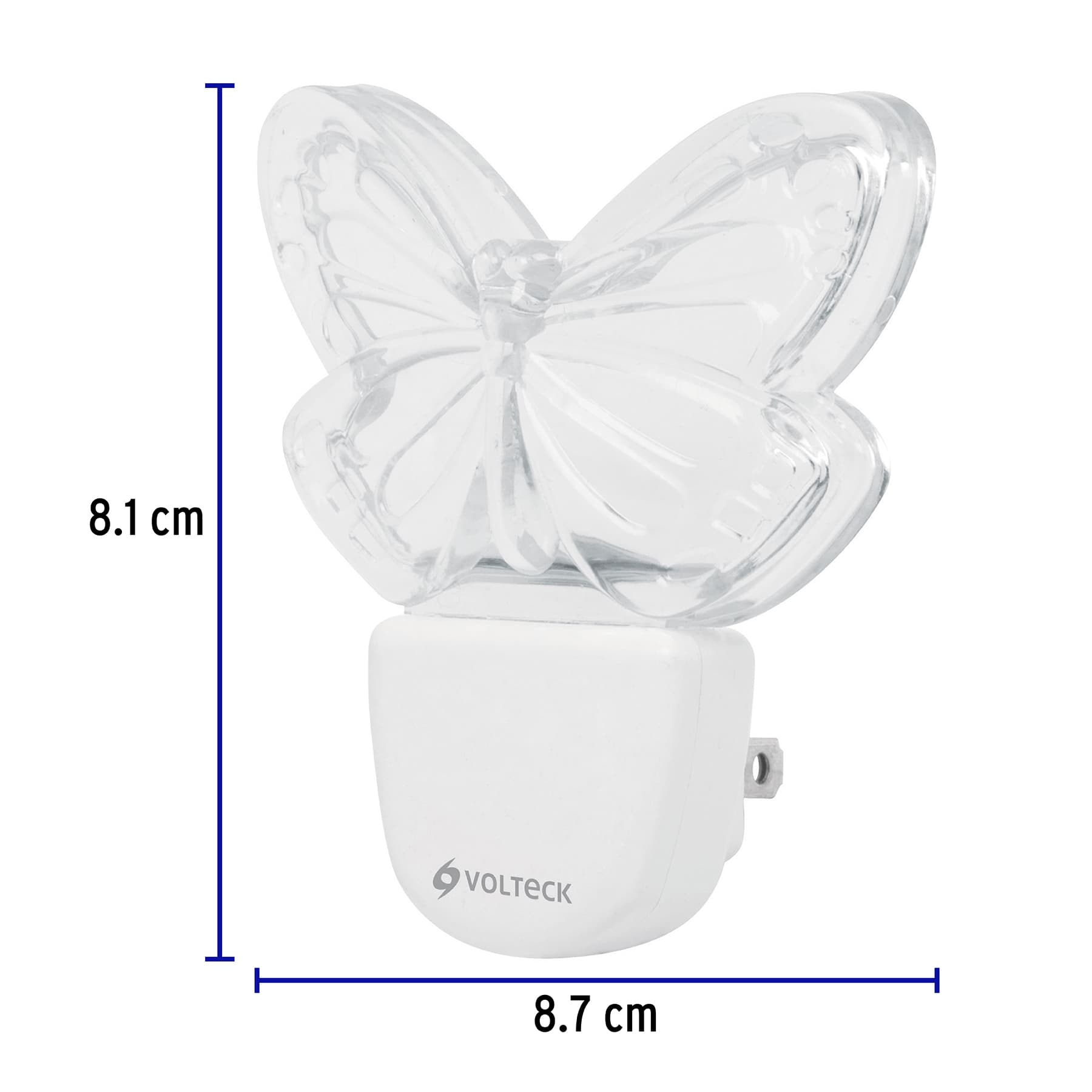 Luz de noche de LED, mariposa