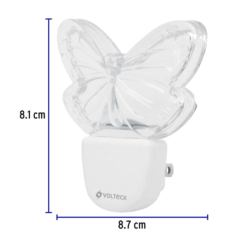 Luz de noche de LED, mariposa