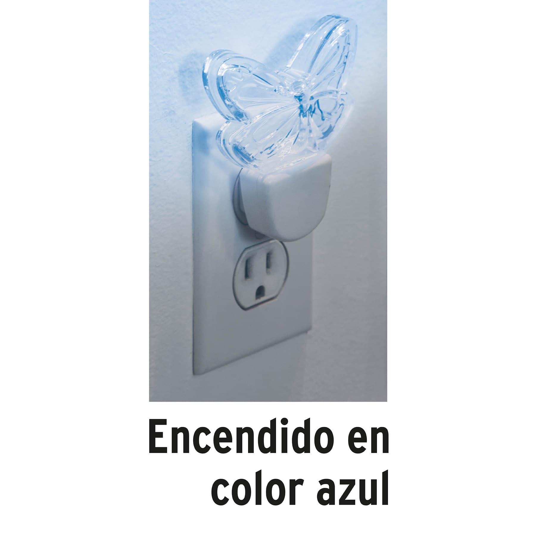 Luz de noche de LED, mariposa