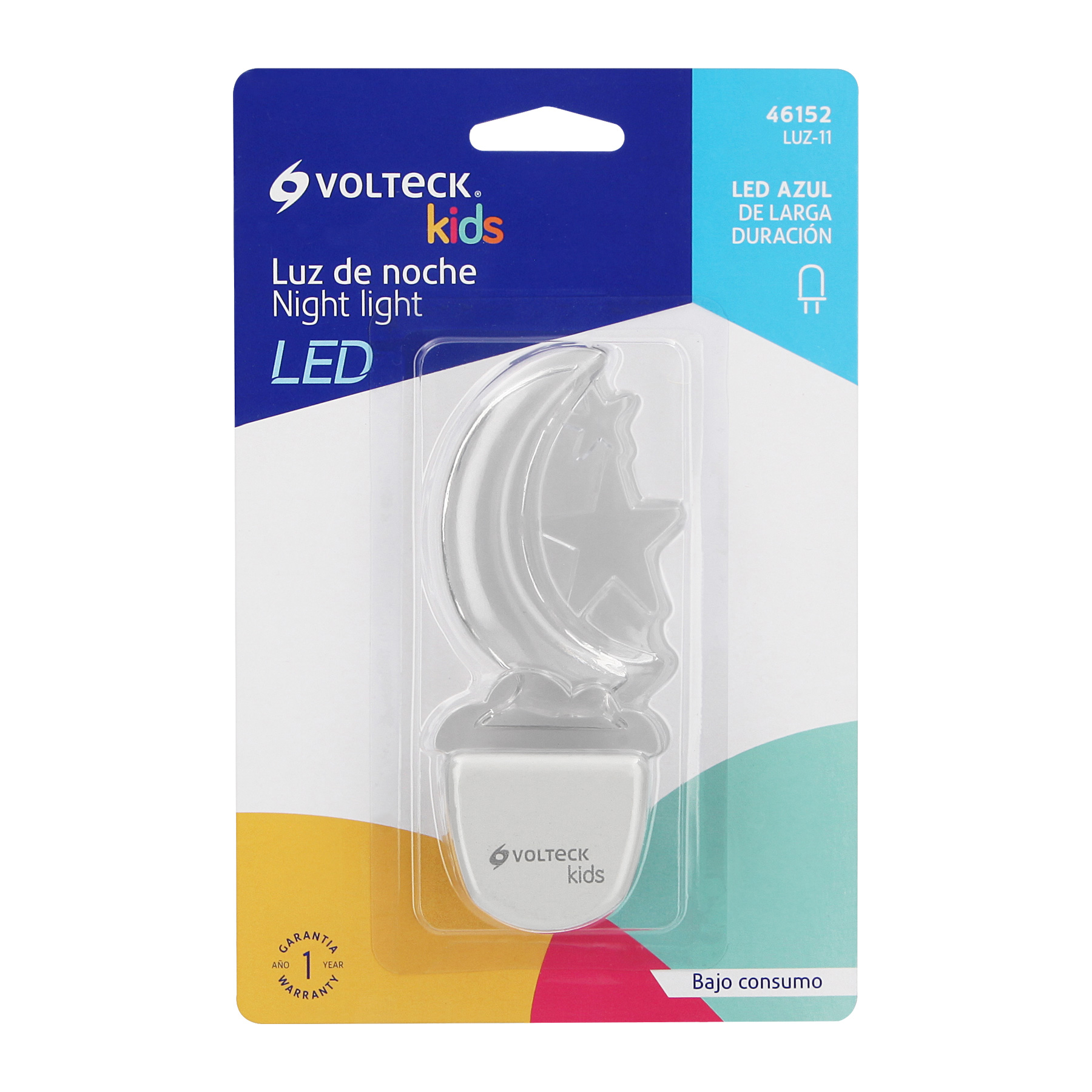 Luz de noche de LED, luna