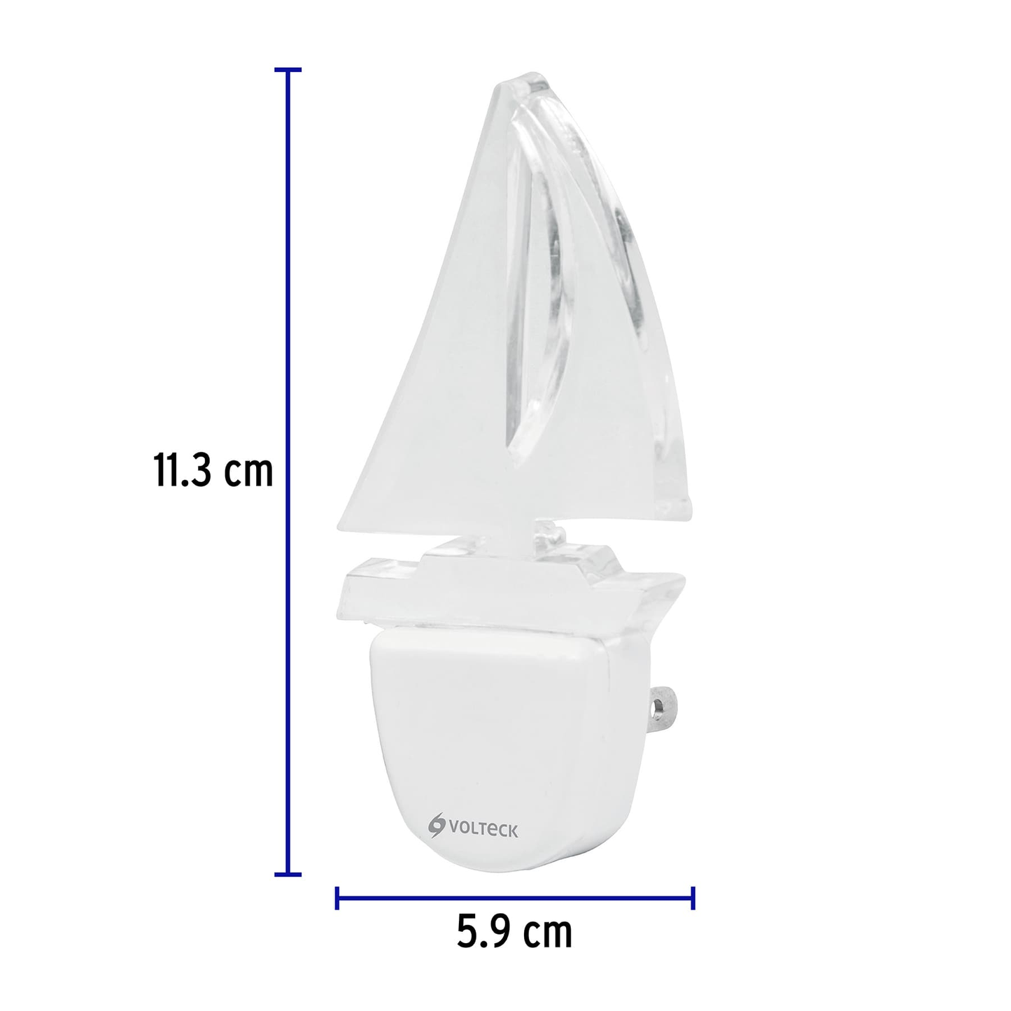 Luz de noche de LED, barco