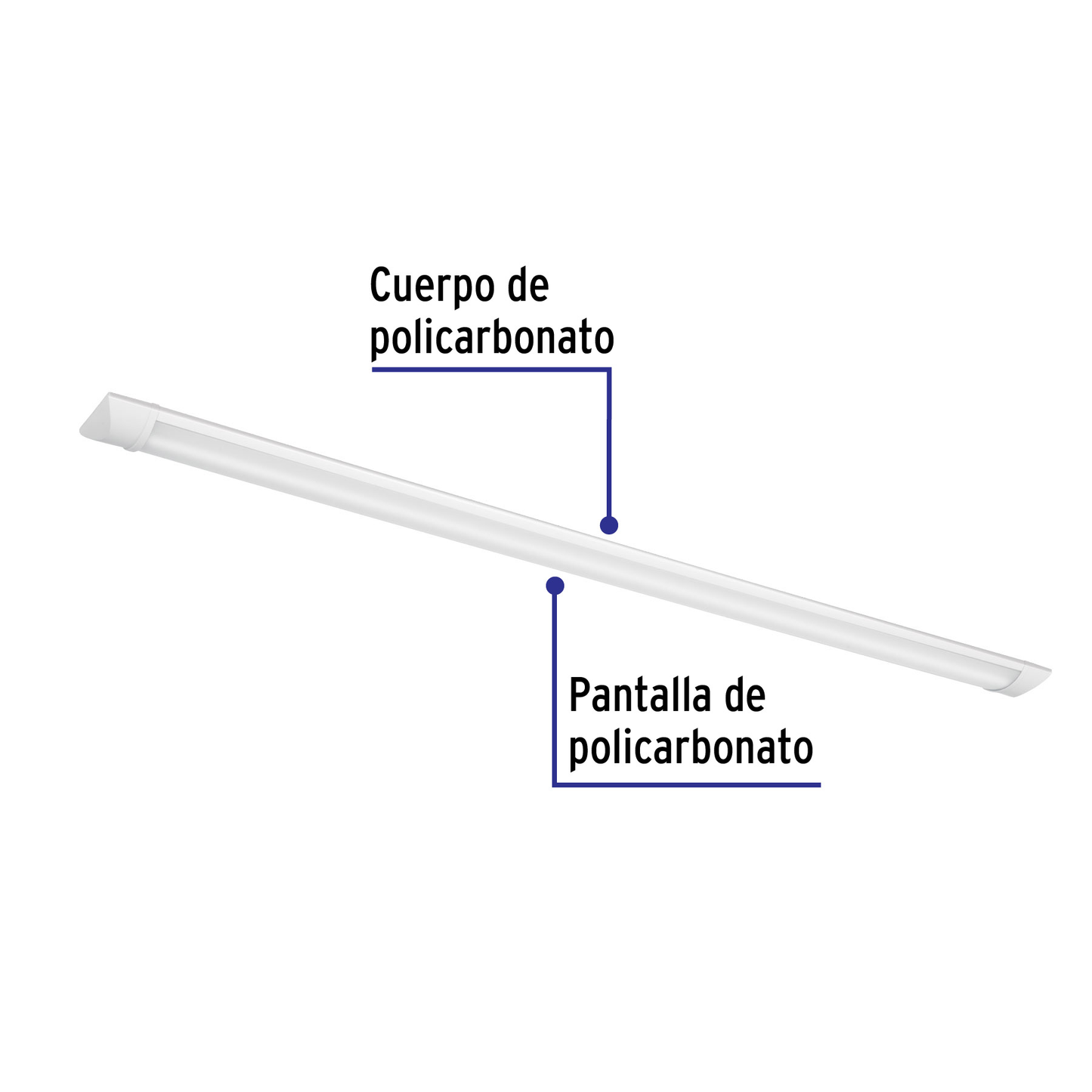 Luminario para gabinete, slim, 36 W, Led