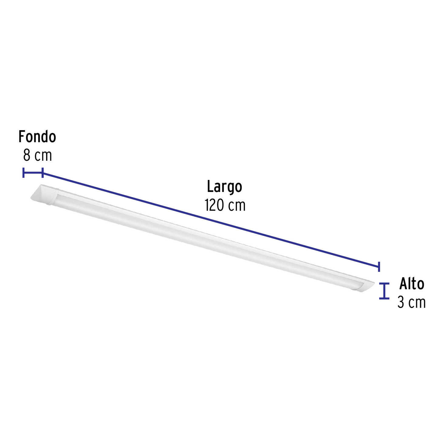 Luminario para gabinete, slim, 36 W, Led