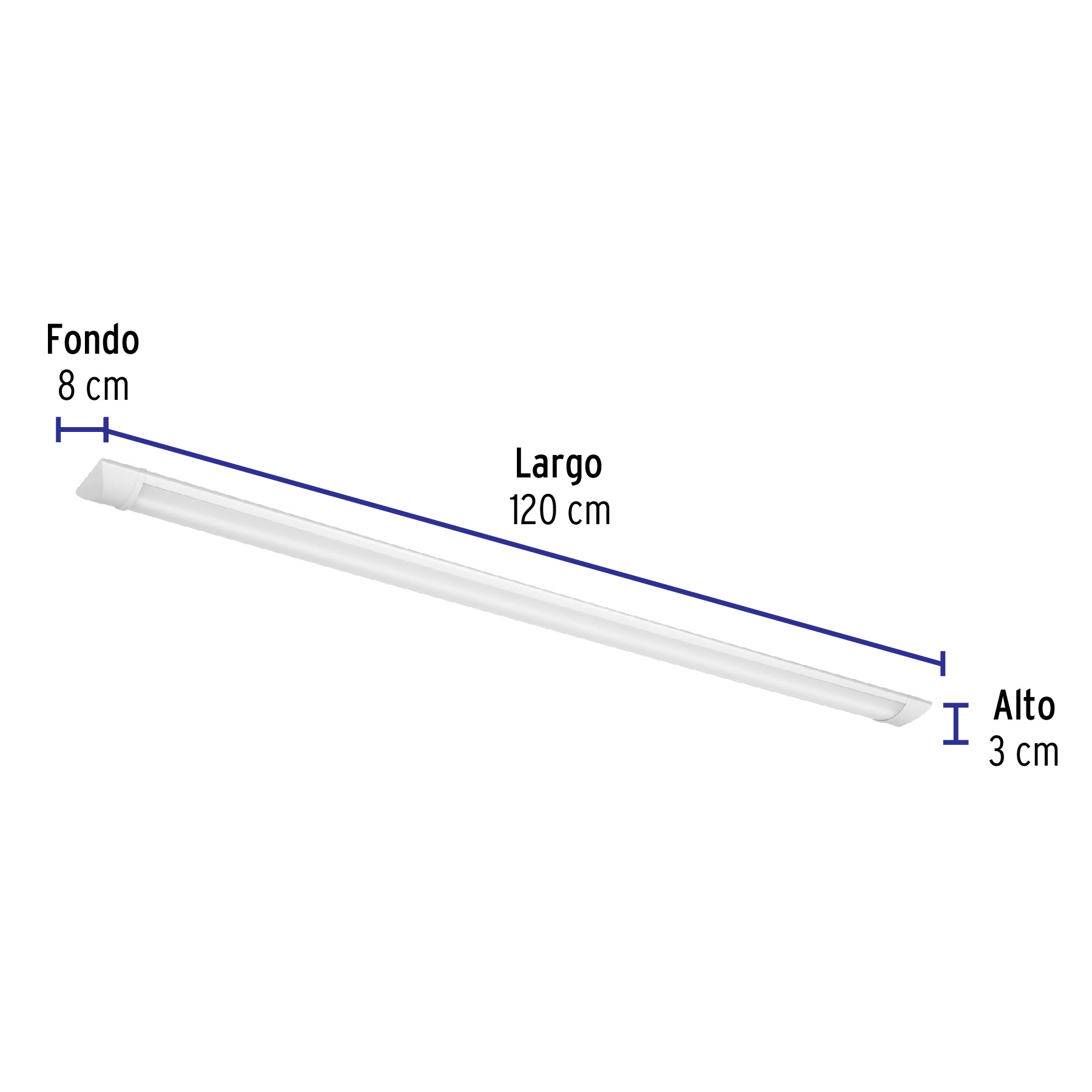 Luminario para gabinete, slim, 36 W, Led