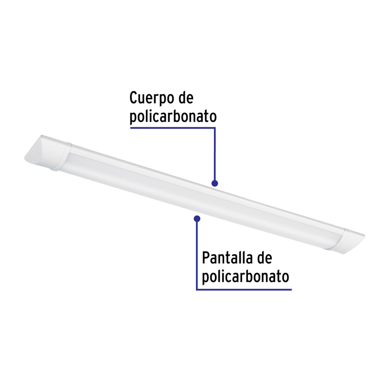 Luminario para gabinete, slim, 18 W, Led