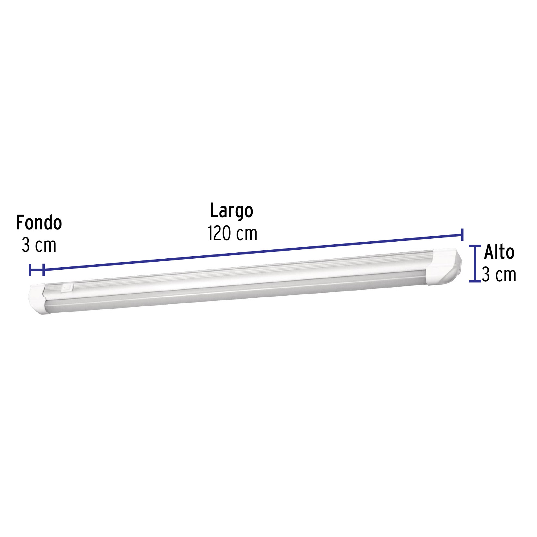 Luminario para gabinete, 6 W, 6500K, Led