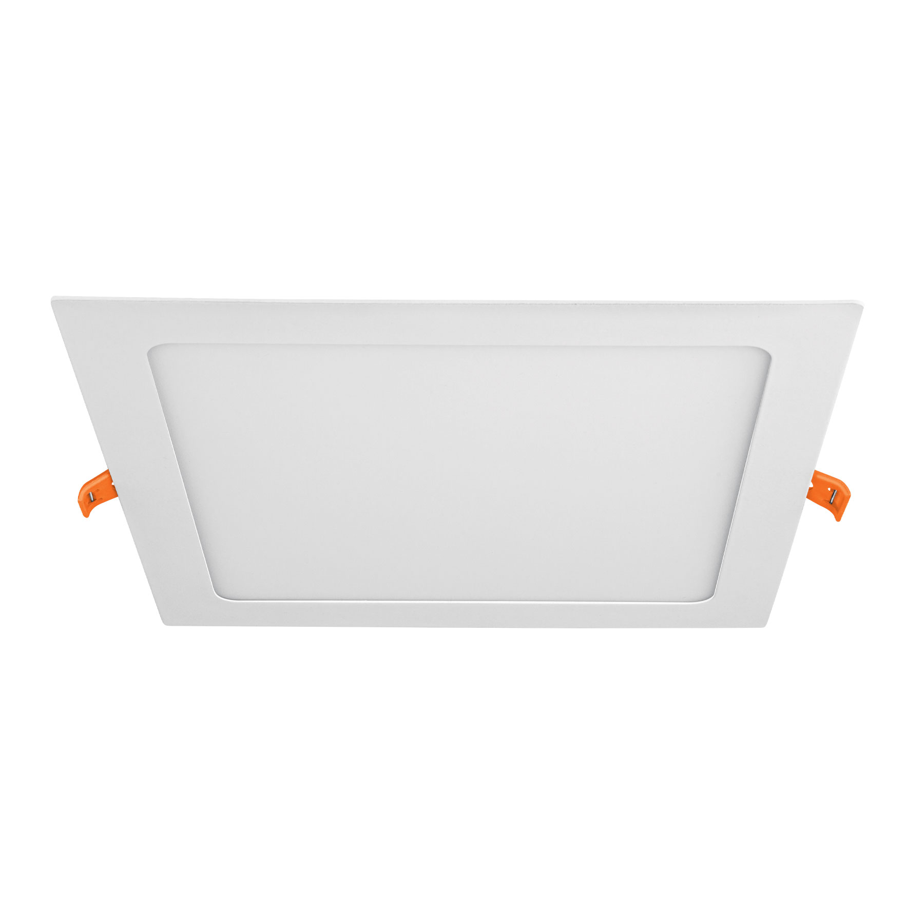 Luminario led slim de empotrar cuadrado, 6500K, 18W