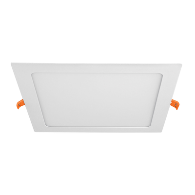 Luminario led slim de empotrar cuadrado, 6500K, 18W