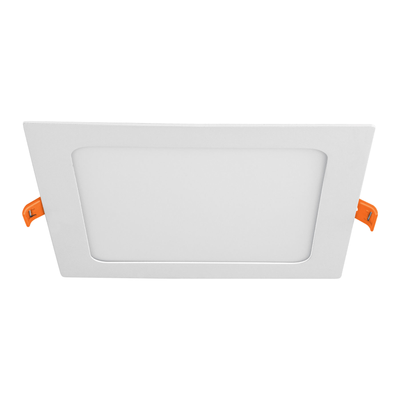 Luminario led slim de empotrar cuadrado, 6500K, 12W