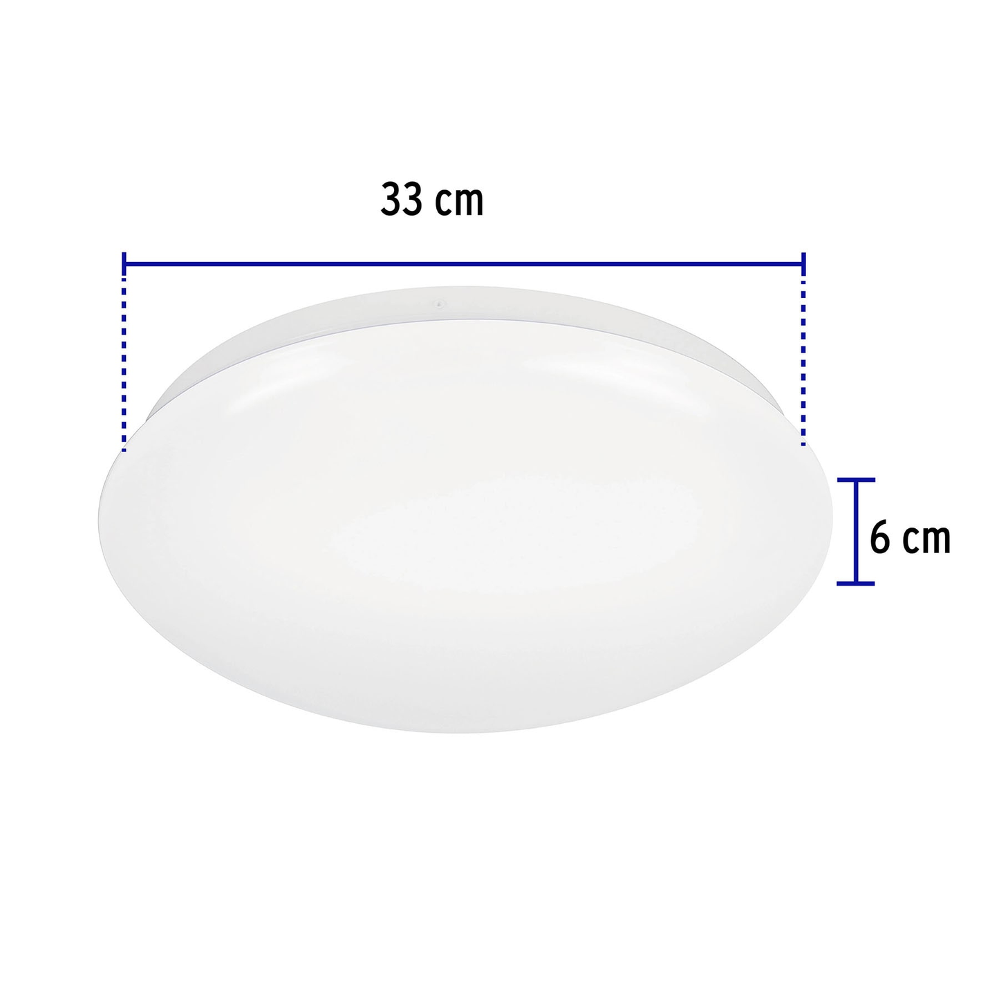 Luminario de LED de sobreponer tipo plafón, 18W, 1,400 lm