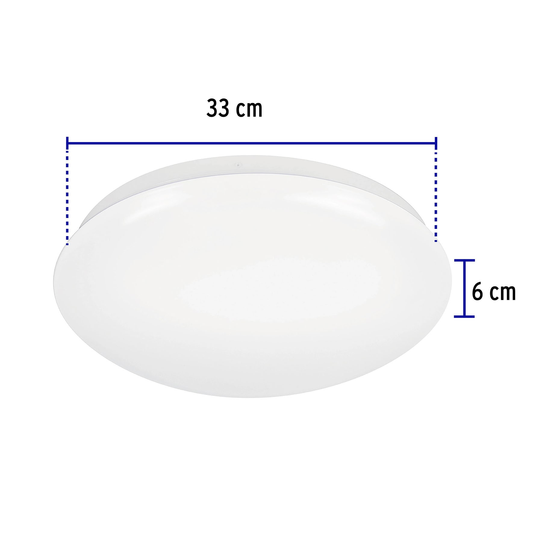 Luminario de LED de sobreponer tipo plafón, 18W, 1,400 lm