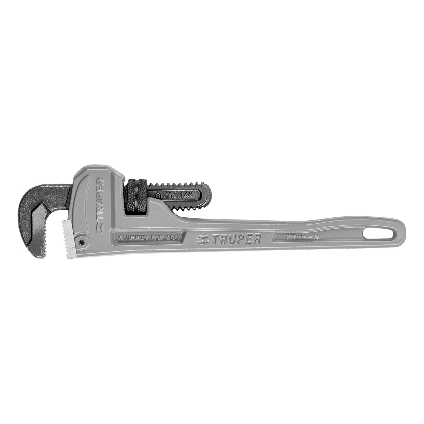 Llave para tubo, stilson, de aluminio, 14"