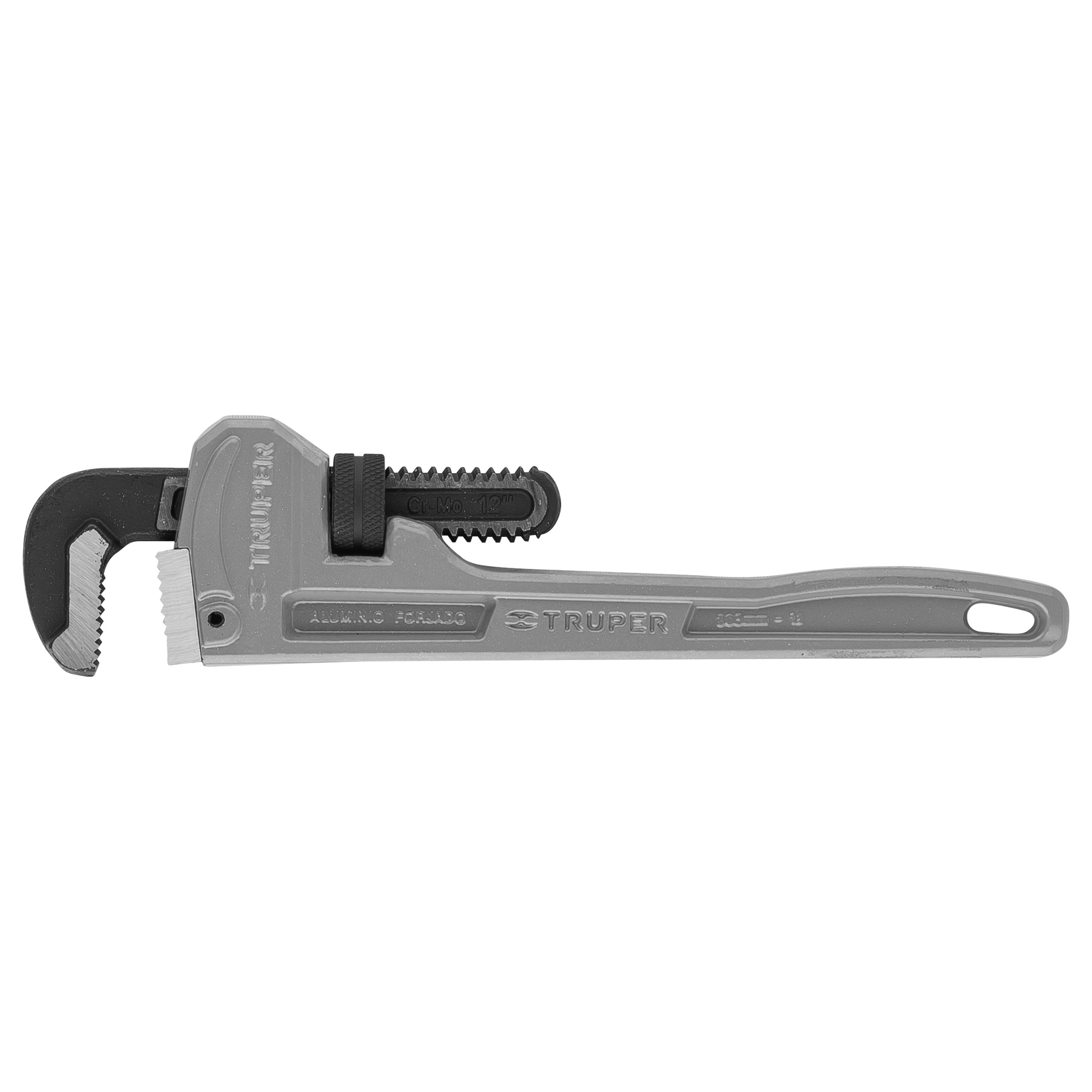 Llave para tubo, stilson, de aluminio, 12"