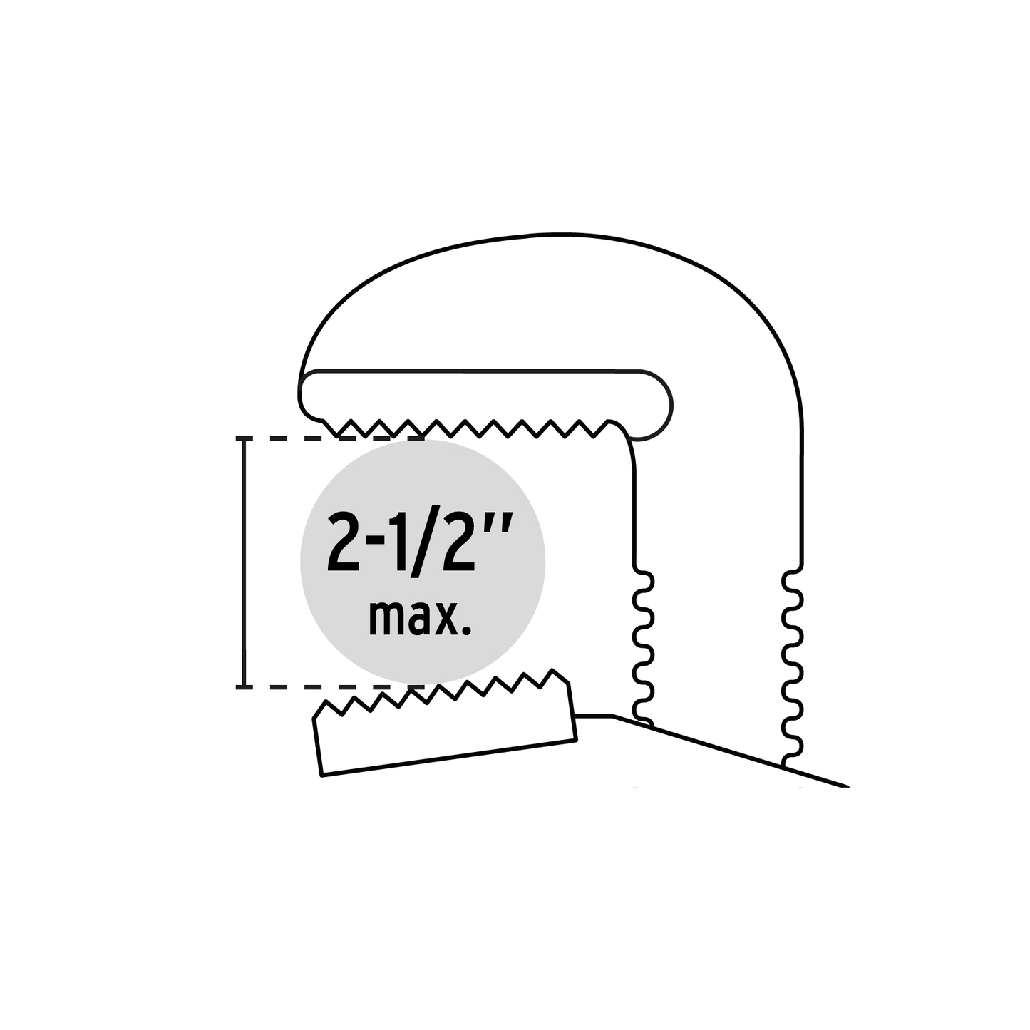 Llave para tubo, stilson, 24", pretul