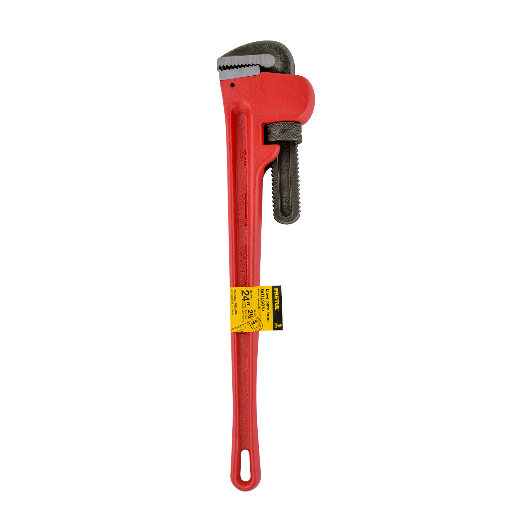 Llave para tubo, stilson, 24", pretul