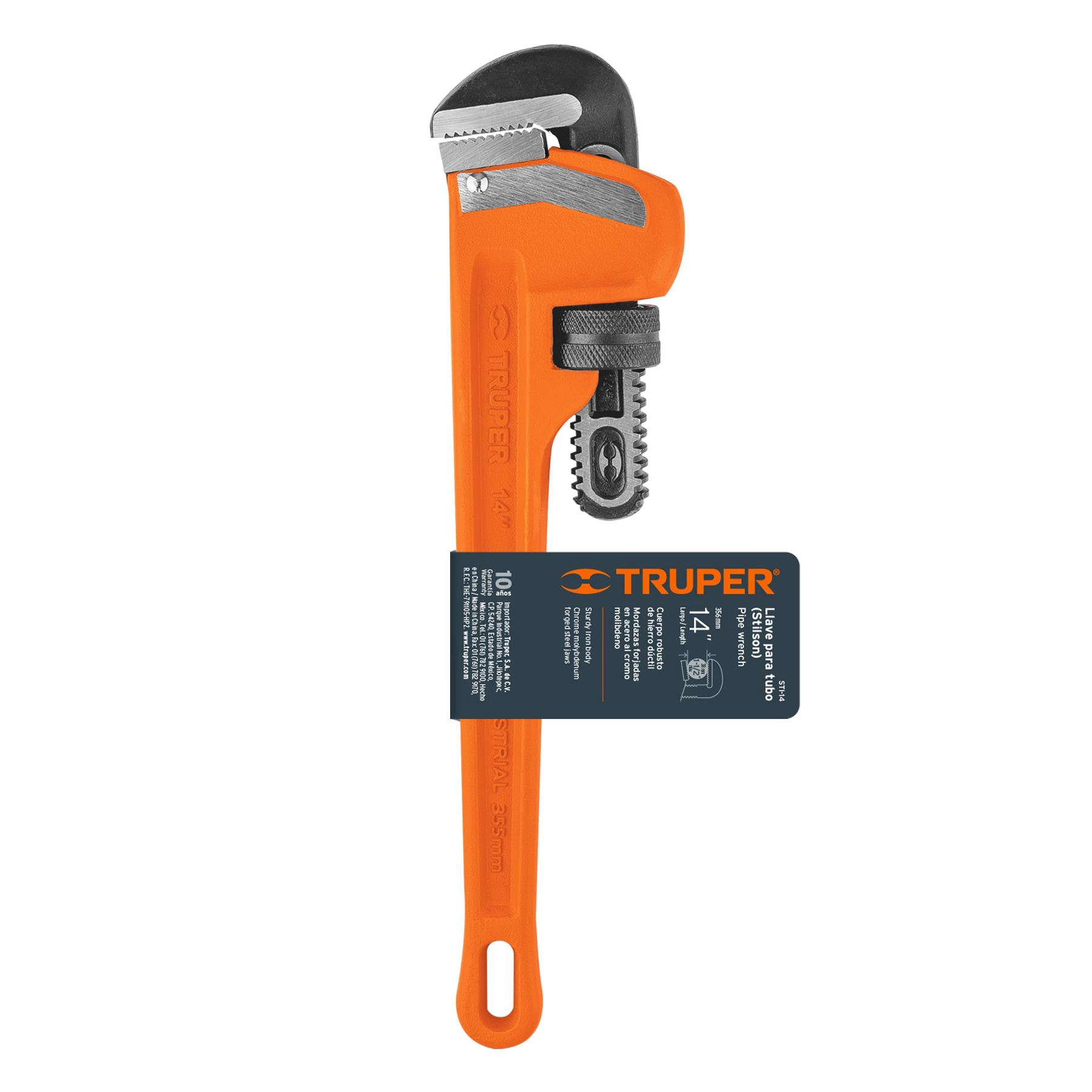 Llave para tubo, stilson, 14"