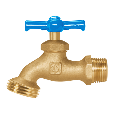 Llave para manguera, de latón, 140 gr, entrada 1/2", Foset