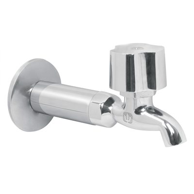 Llave para fregadero con niple y chapetón, Basic