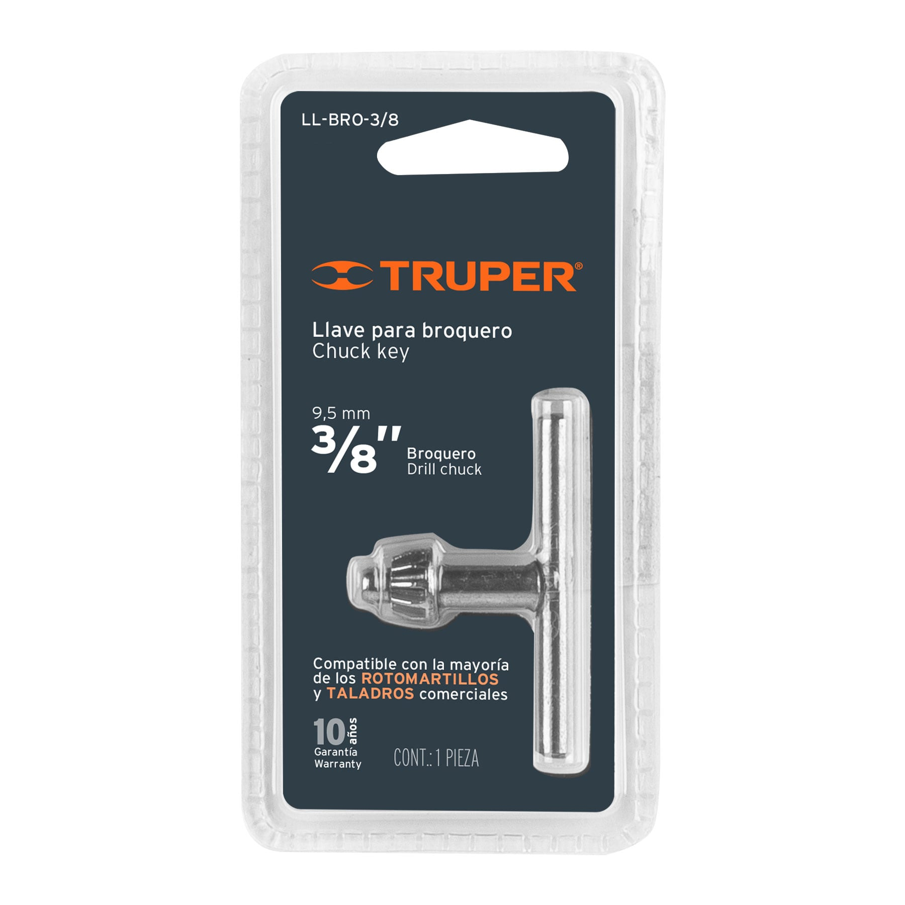 Llave para broquero, 3/8"