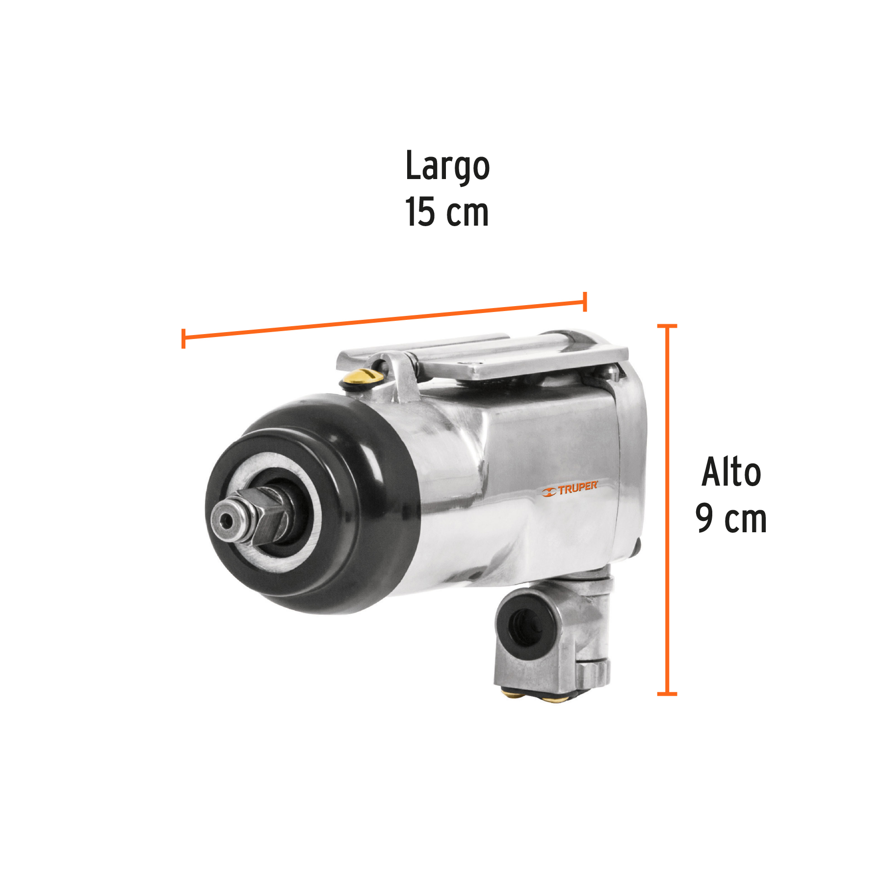 Llave neumática de impacto, 3/8"