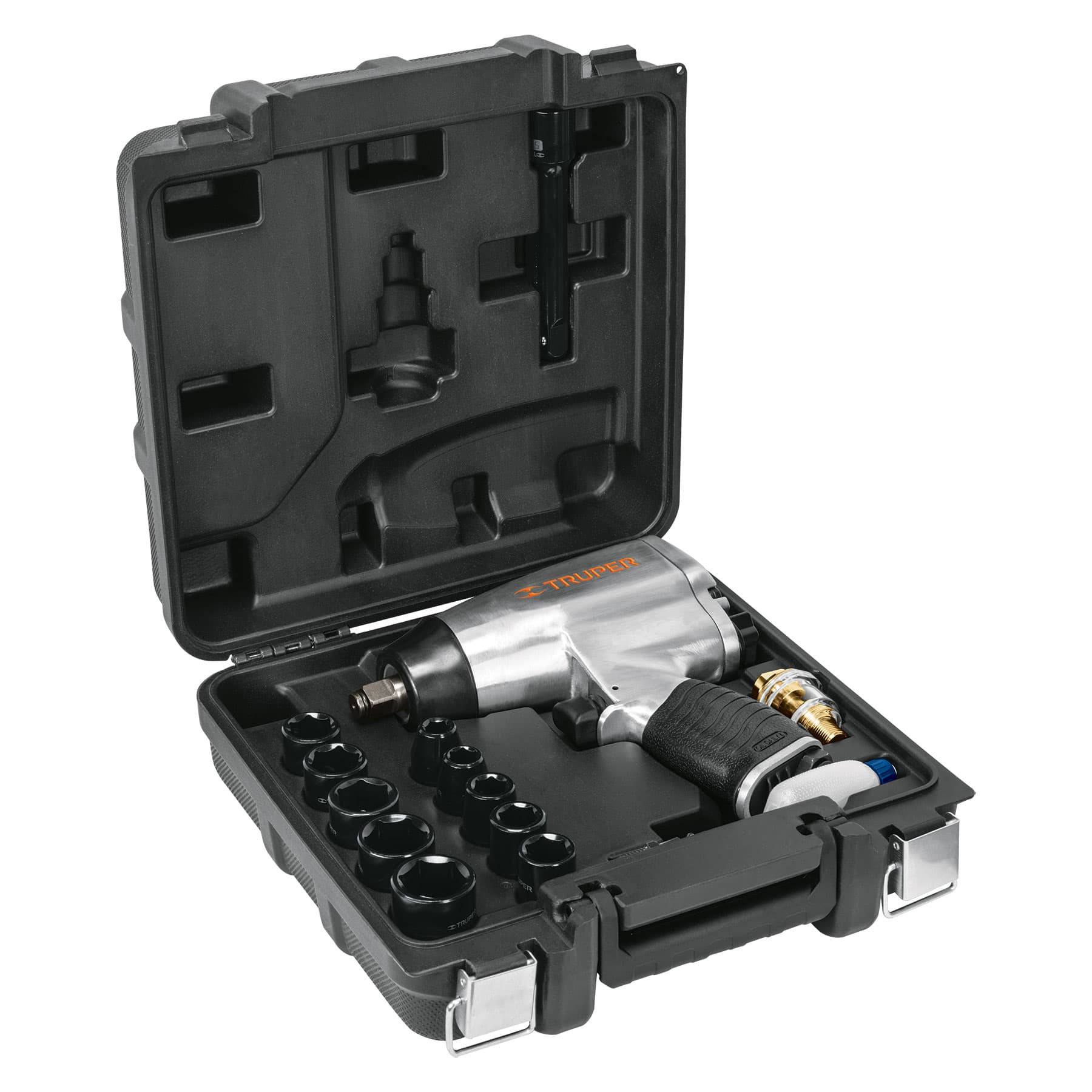 Llave neumática de impacto, 1/2", kit