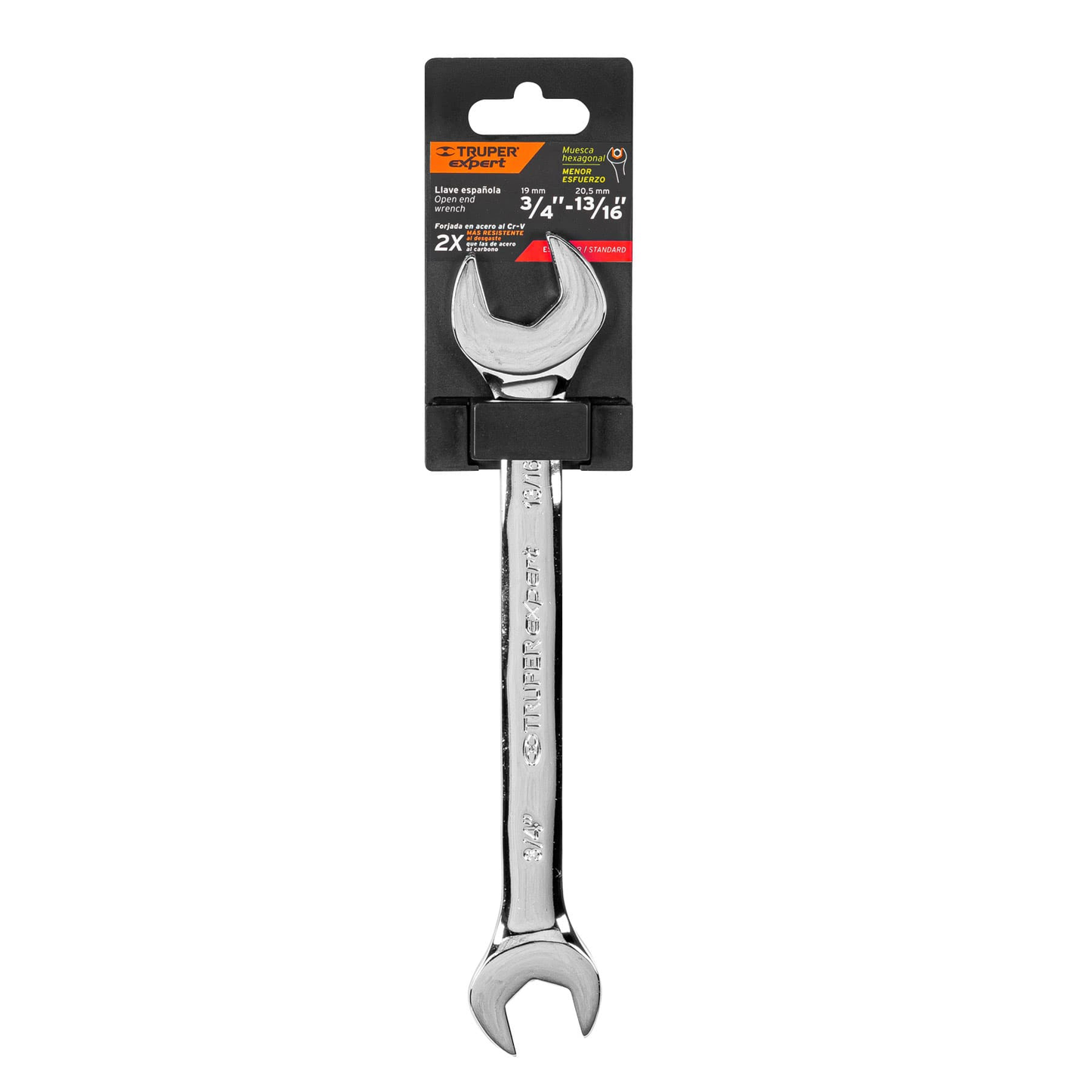 Llave española, 3/4 x 13/16" x 212 mm