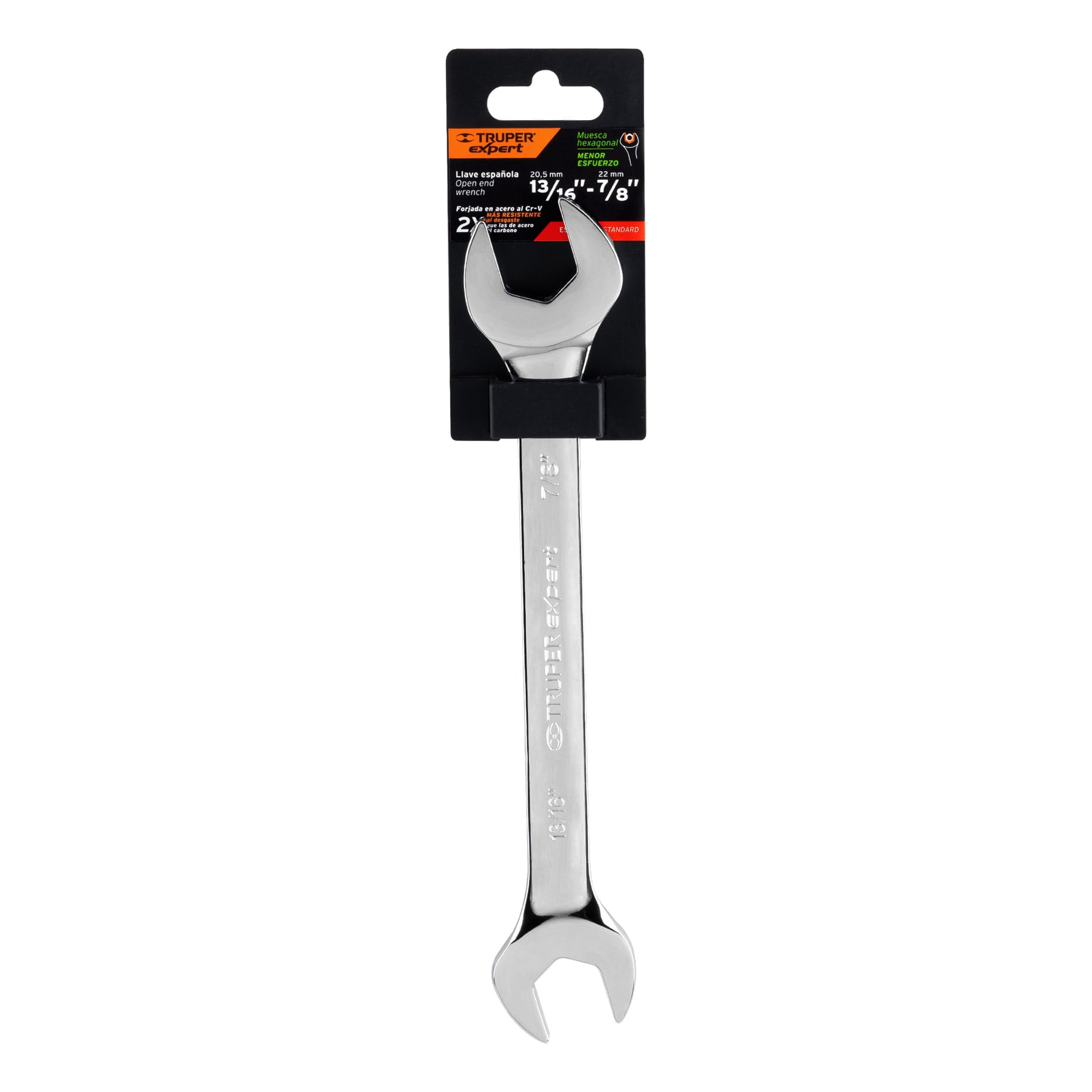 Llave española, 13/16 x 7/8" x 232 mm