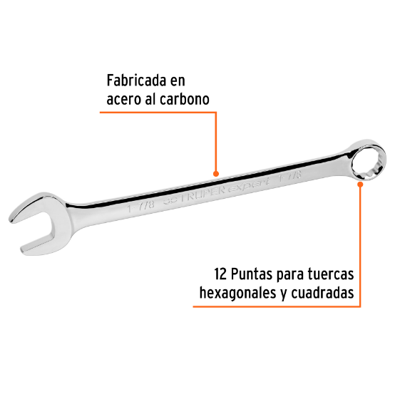 Llave combinada, extralarga, 1-7/8" x 648 mm