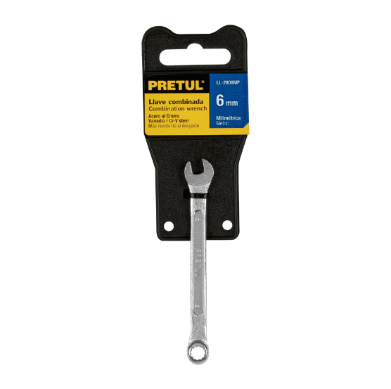 Llave combinada mm, 6 x 100 mm, pretul