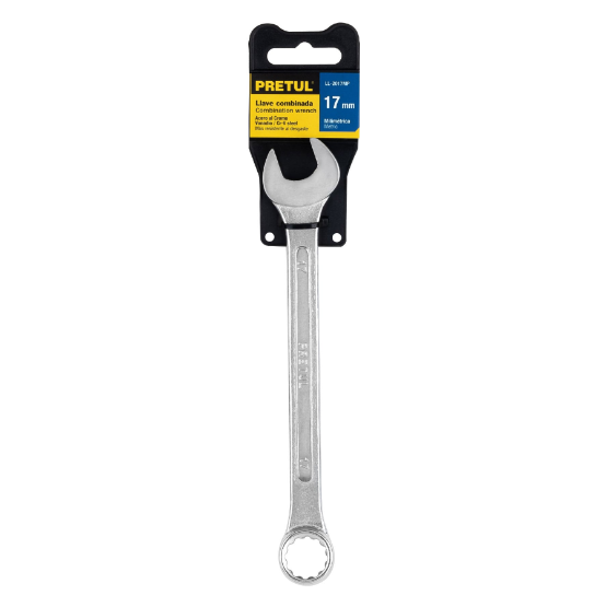 Llave combinada mm, 17 x 210 mm, pretul