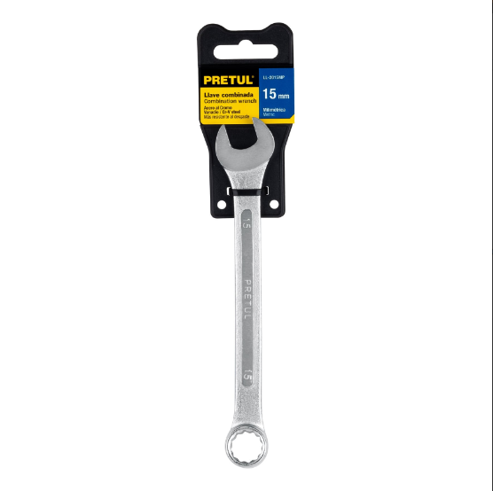 Llave combinada mm, 15 x 190 mm, pretul