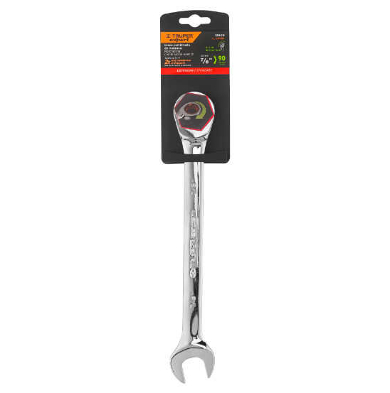 Llave combinada con matraca, 7/8" x 281 mm, Truper Expert