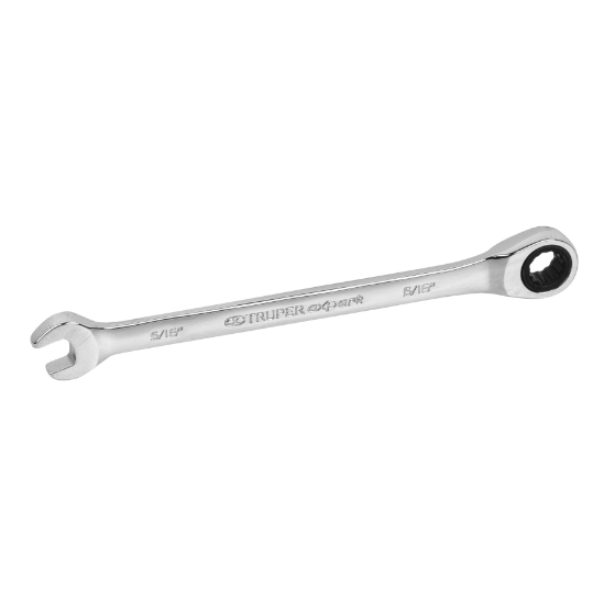 Llave combinada con matraca, 5/16" x 135 mm, Truper Expert