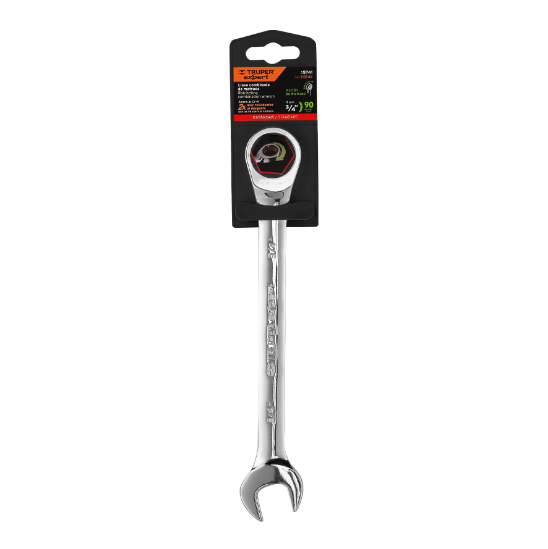Llave combinada con matraca, 3/4" x 238 mm, Truper Expert