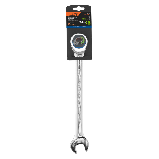 Llave combinada con matraca, 24 x 325 mm, Truper Expert