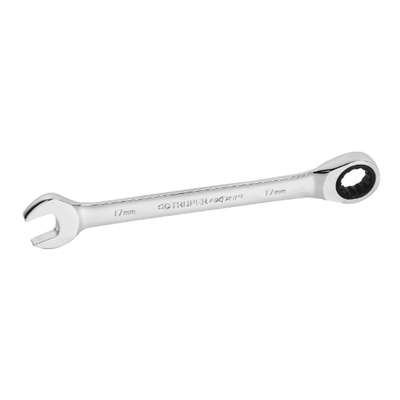 Llave combinada con matraca, 17 x 218 mm, Truper Expert