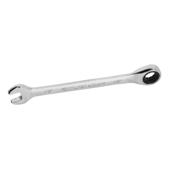 Llave combinada con matraca, 1/2" x 173 mm, Truper Expert