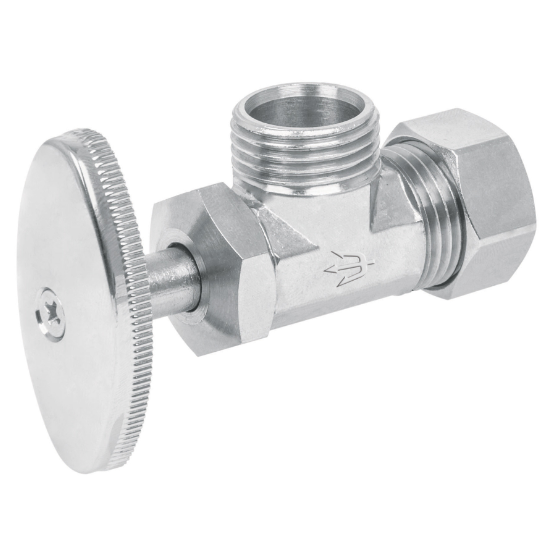Llave angular, barrilito sin contratuerca, blister