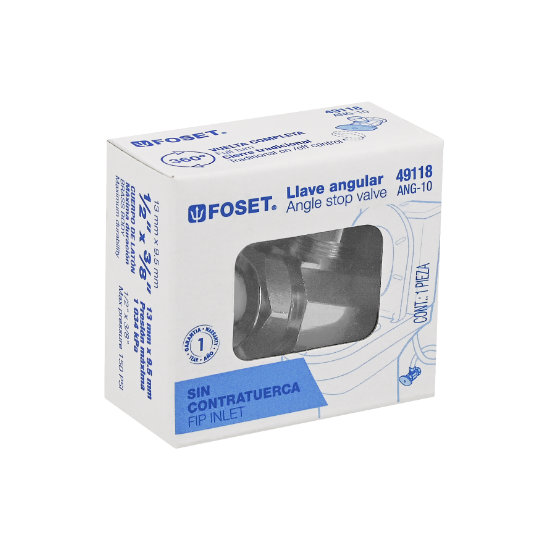 Llave angular 1/2 X 3/8"