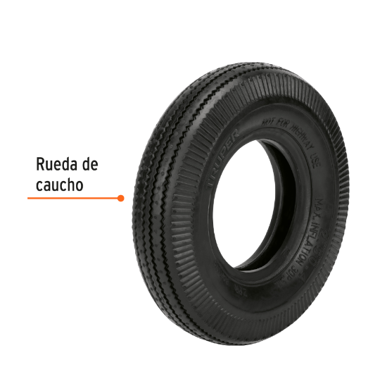 Llanta neumática sin camara sin rin 8