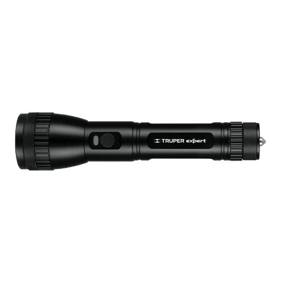 Linterna recargable, led cree, 300 lm, con 2 pilas D