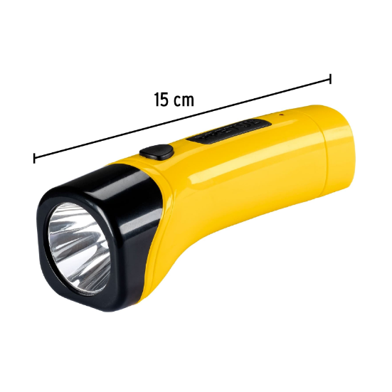 Linterna recargable de LED, 50 lúmenes, Pretul.