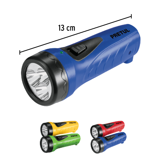 Linterna recargable de LED, 10 lúmenes, Pretul a granel