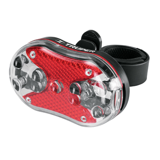 Linterna para bicicleta, 9 LED, trasera
