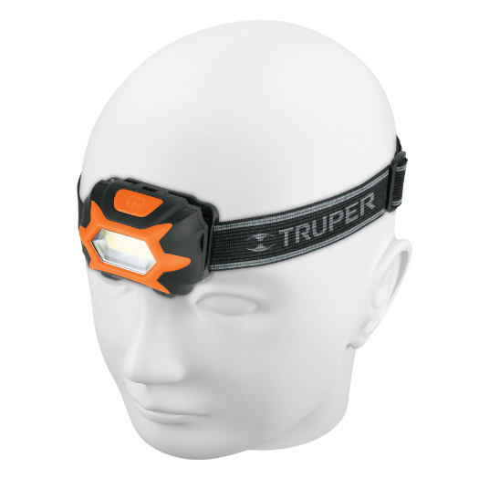 Linterna de cabeza, 150 lúmenes, 1 LED