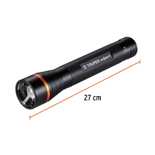 Linterna aluminio de pilas, 530 lúmenes, led alta potencia D