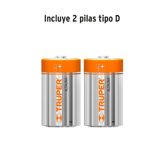 Linterna aluminio de pilas, 350 lúmenes, led alta potencia D