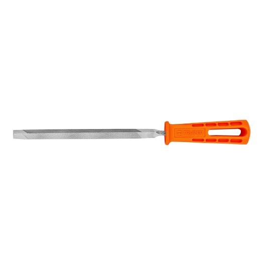 Lima triángulo pesado 7", 34 dpp, con mango, TRUPER