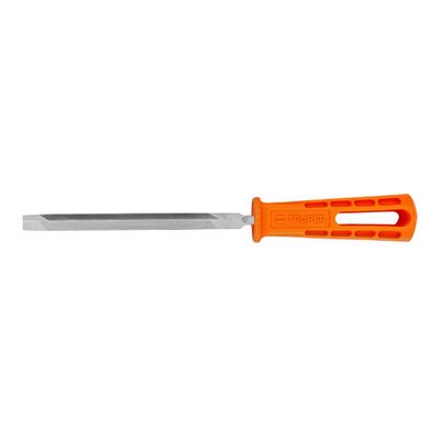 Lima triángulo pesado 6", 34 dpp, con mango, TRUPER